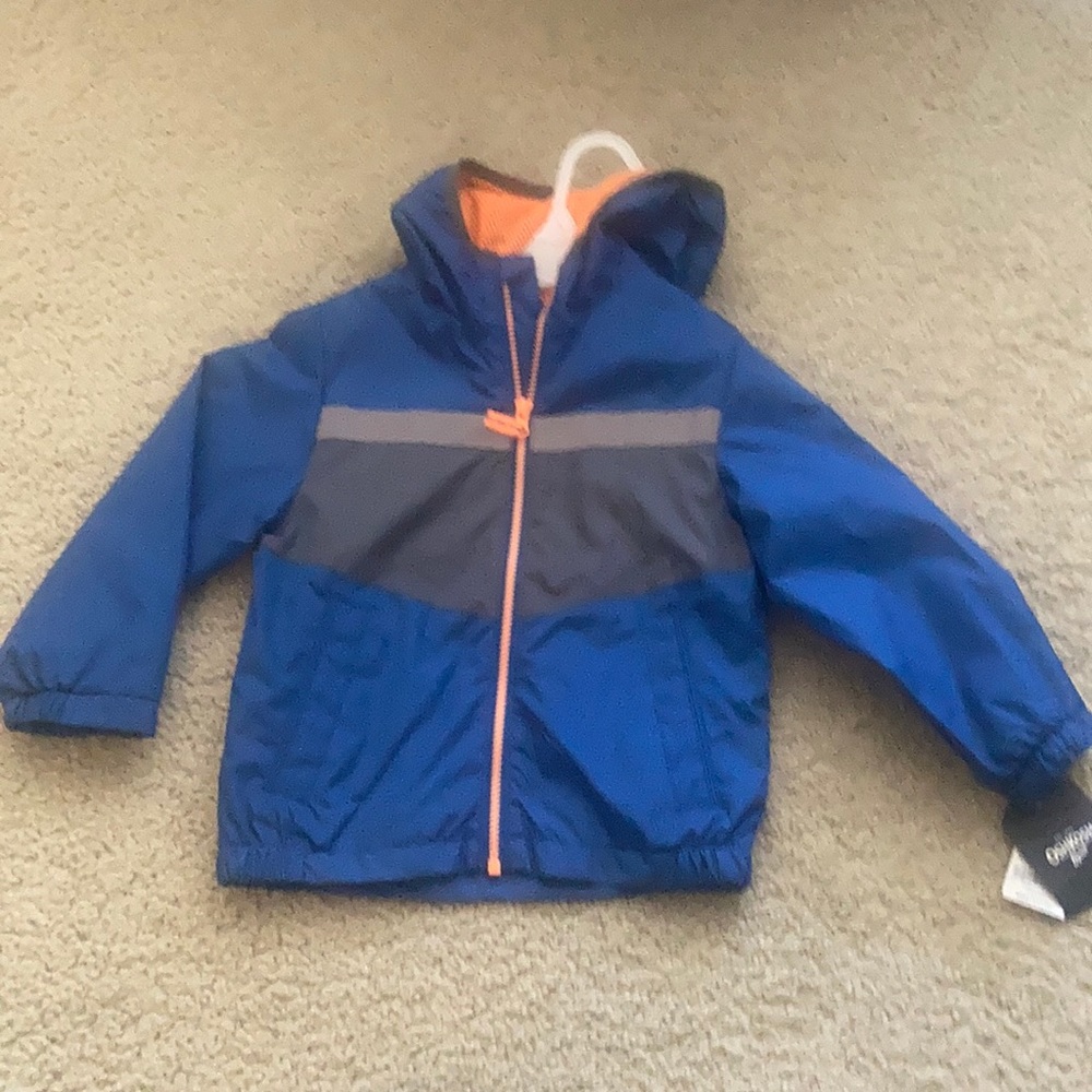 Oshkosh windbreaker new with tags. Size 4/5T